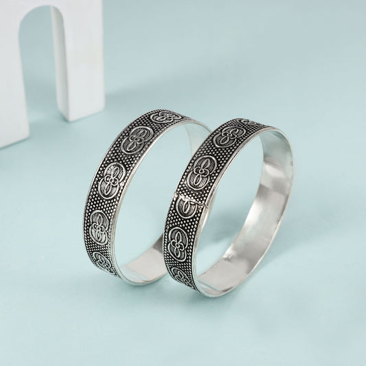 Falak Trendy Silver Bangles
