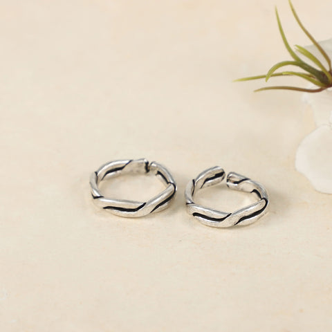 Jhalak Silver Toe Rings