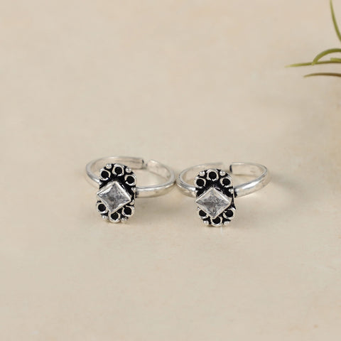 Falak Silver Toe Rings