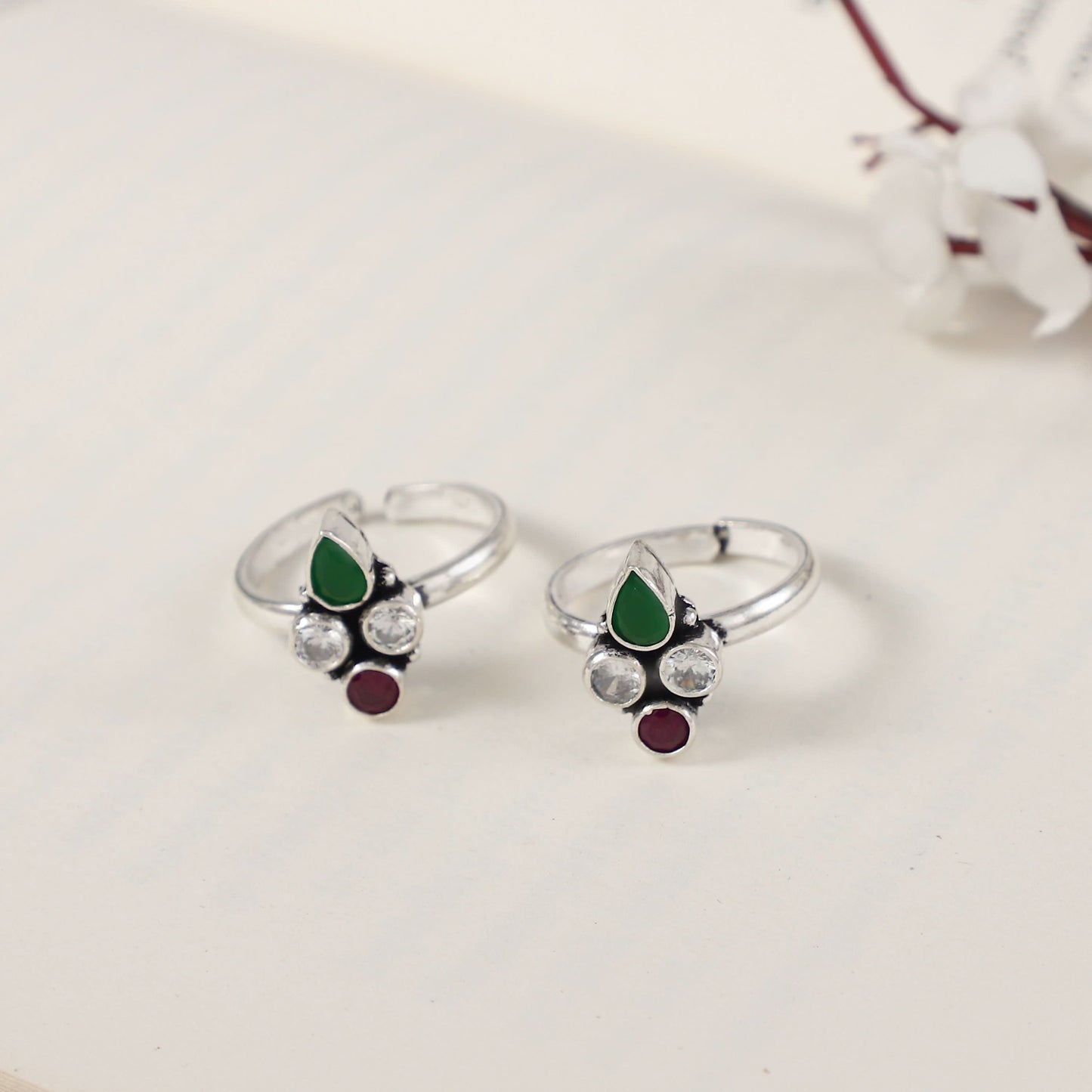 Vamika Silver Toe Rings