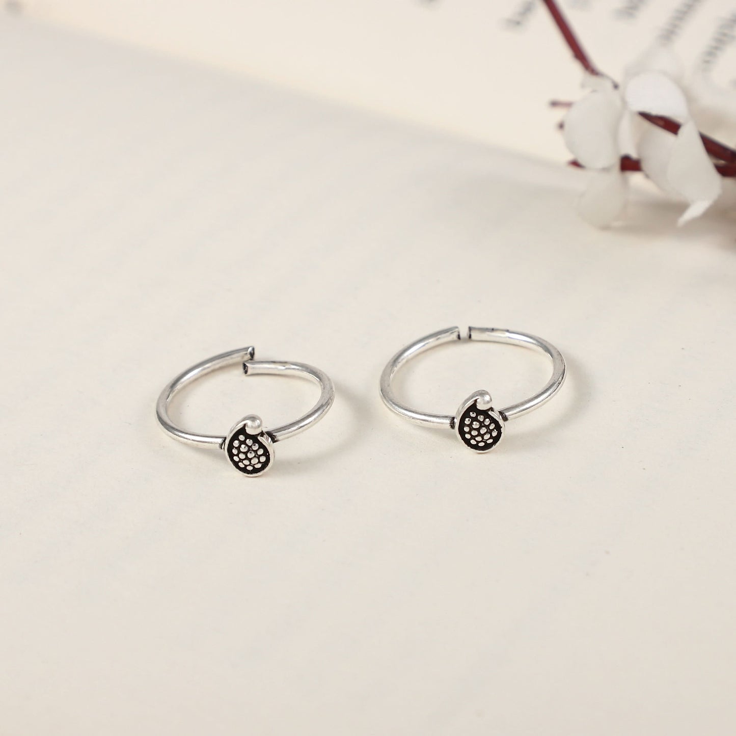 Lakshmi Silver Toe Rings