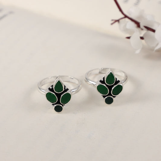 anvi Silver Toe Rings
