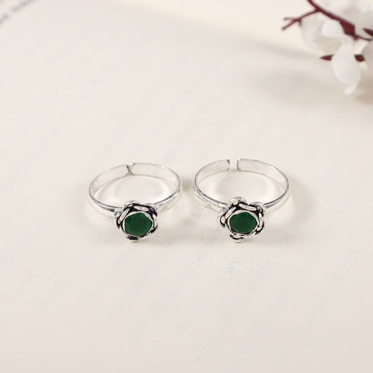 Meera Silver Toe Rings