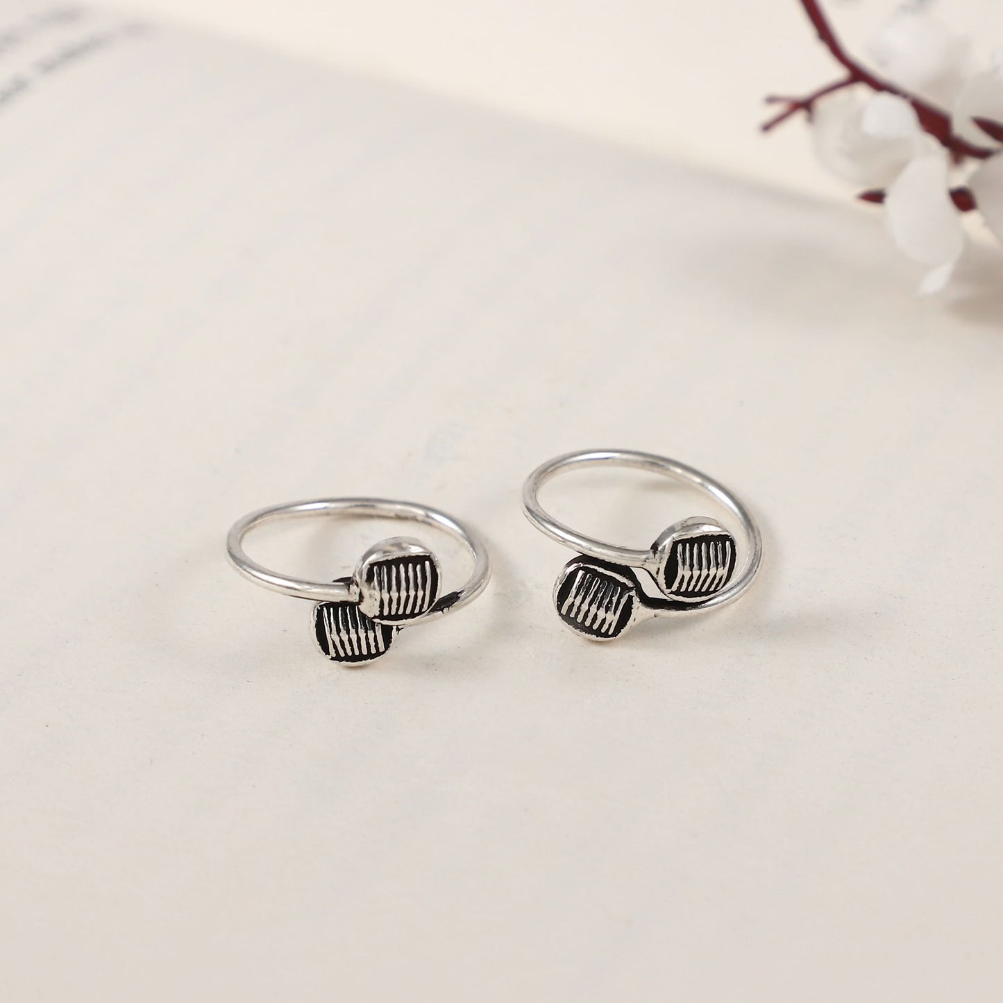Priya Silver Toe Rings