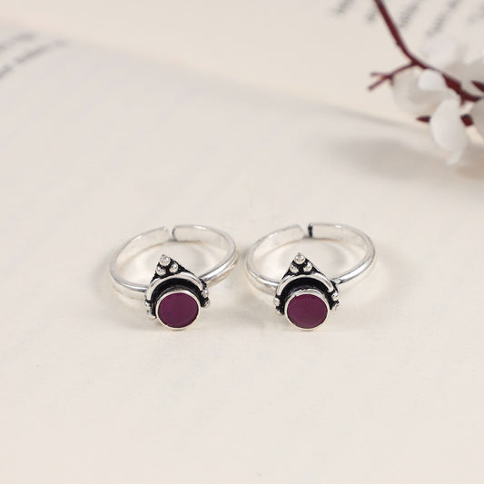 Aadhya Silver Toe Rings