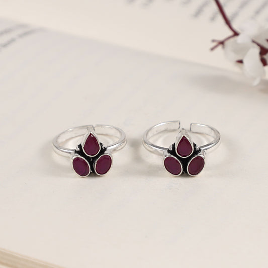 Aanya Silver Toe Rings