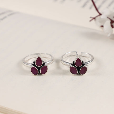 Aanya Silver Toe Rings
