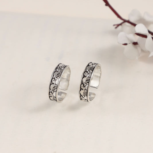 Advika Silver Toe Rings
