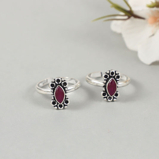 Aarna Silver Toe Rings