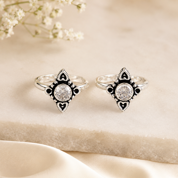 Anvi Silver Toe Rings