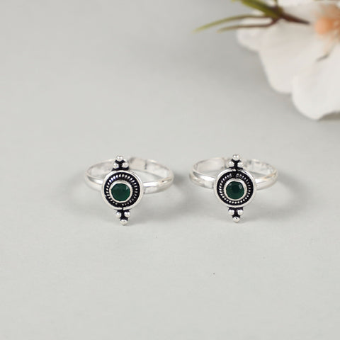 Saanvi Silver Toe Rings