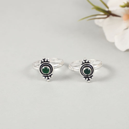 Aaina Silver Toe Rings