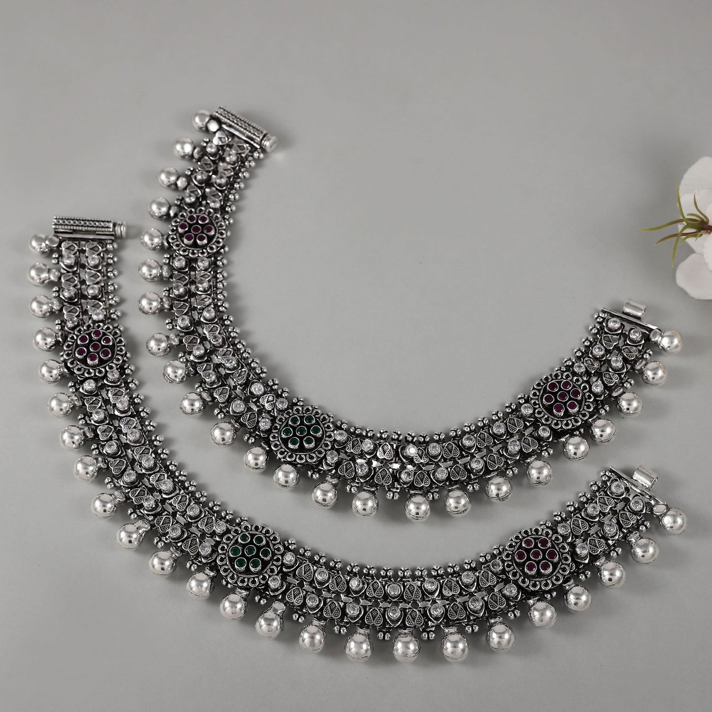 Naya Silver Anklets