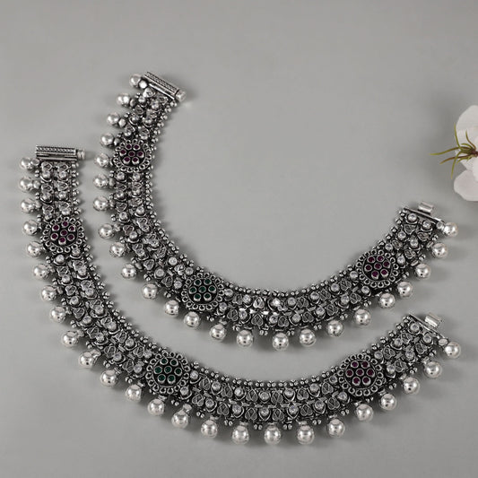 Naya Silver Anklets