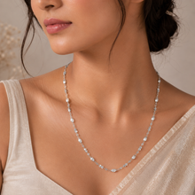 Trisha Charming Bead Design Silver Chain