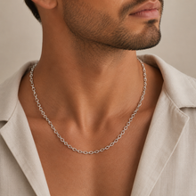 Classic Link Silver Chain For Him