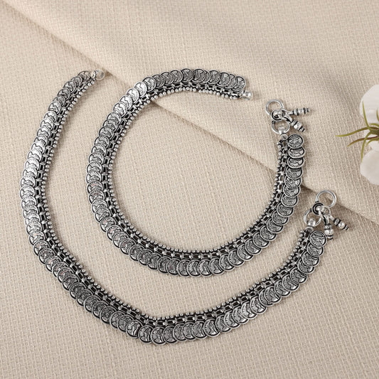 Agastya Silver Anklets