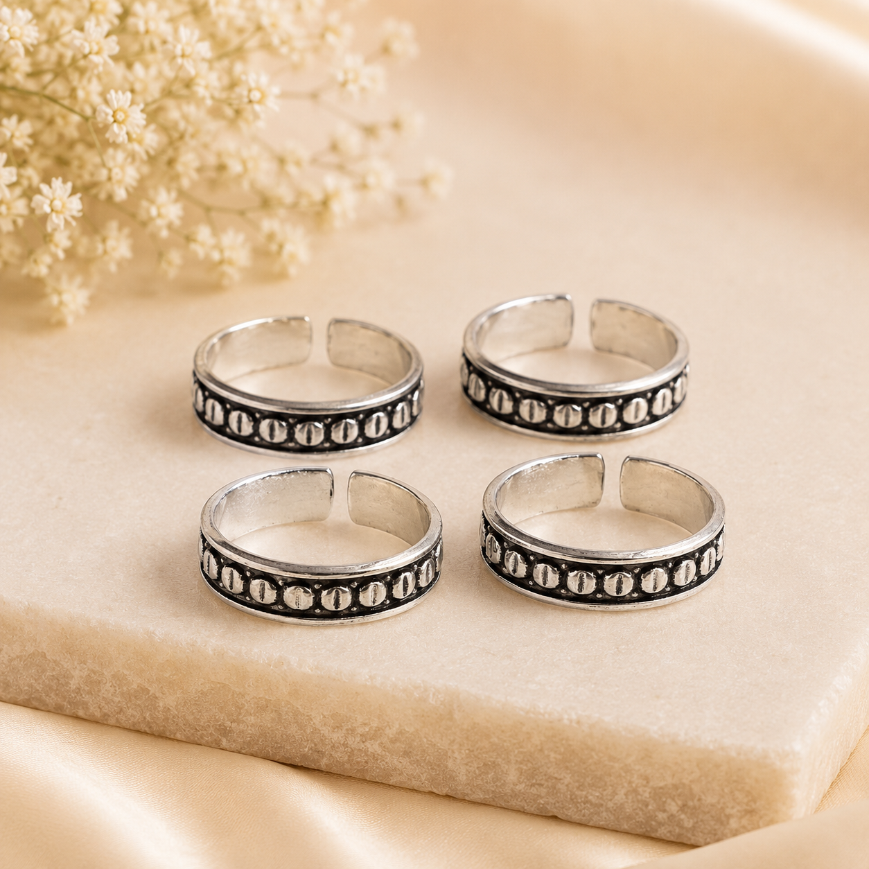 Vanya Silver Toe Rings