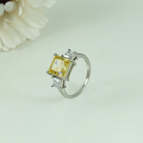 Diya Fancy Silver Ring