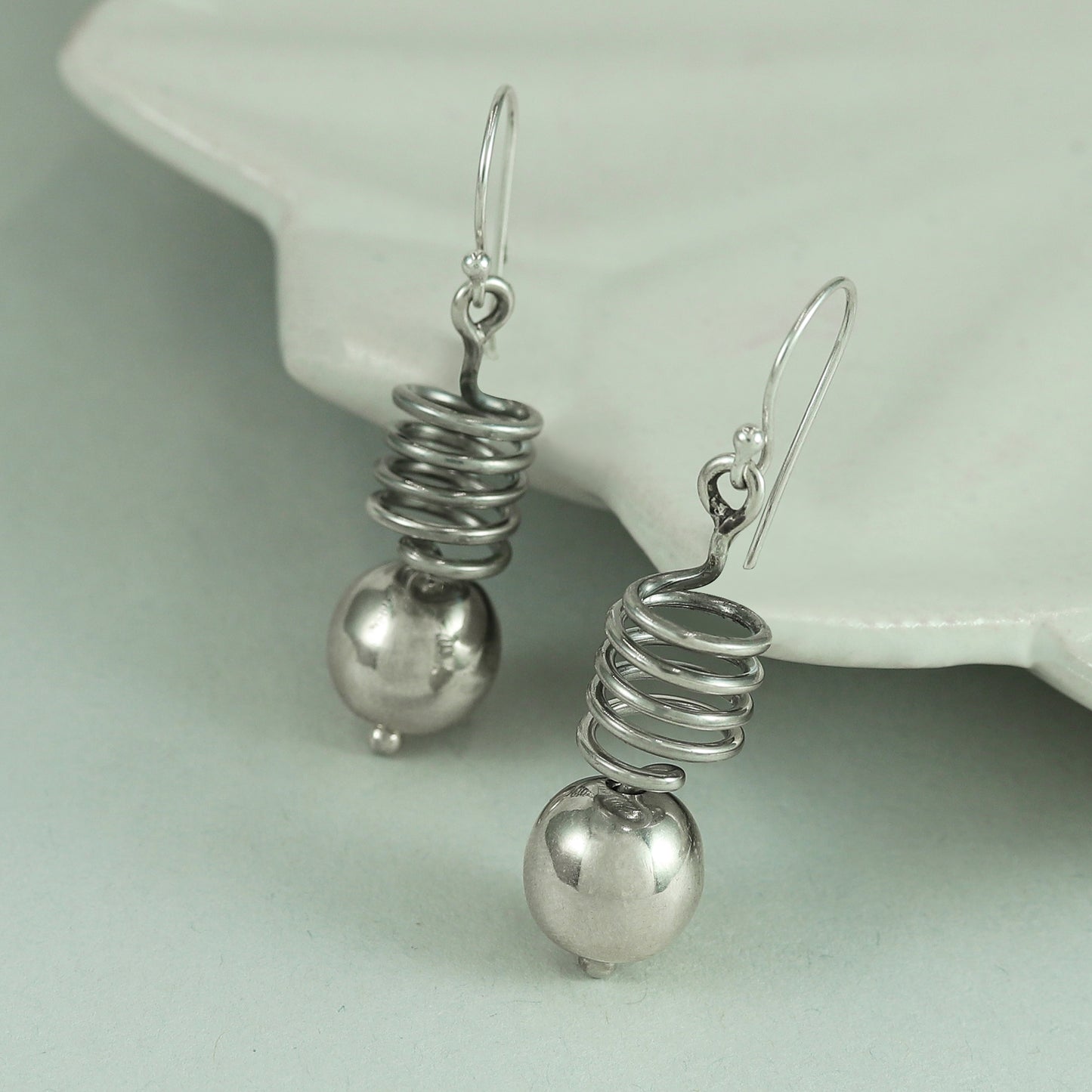 Avanya Sterling Silver Drop Earrings