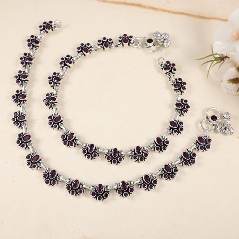 Sneha Silver Anklets