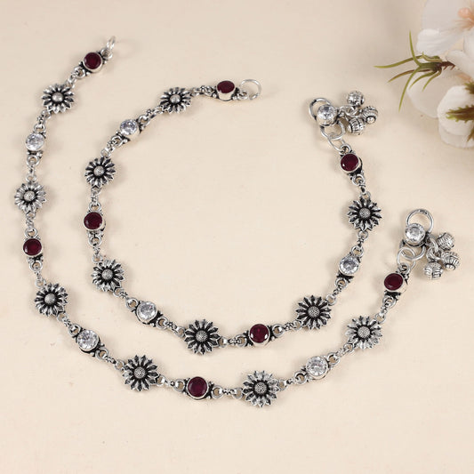Teena Anklets Silver