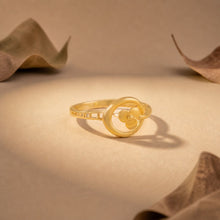 Ishani Celestia Bloom Gold Ring
