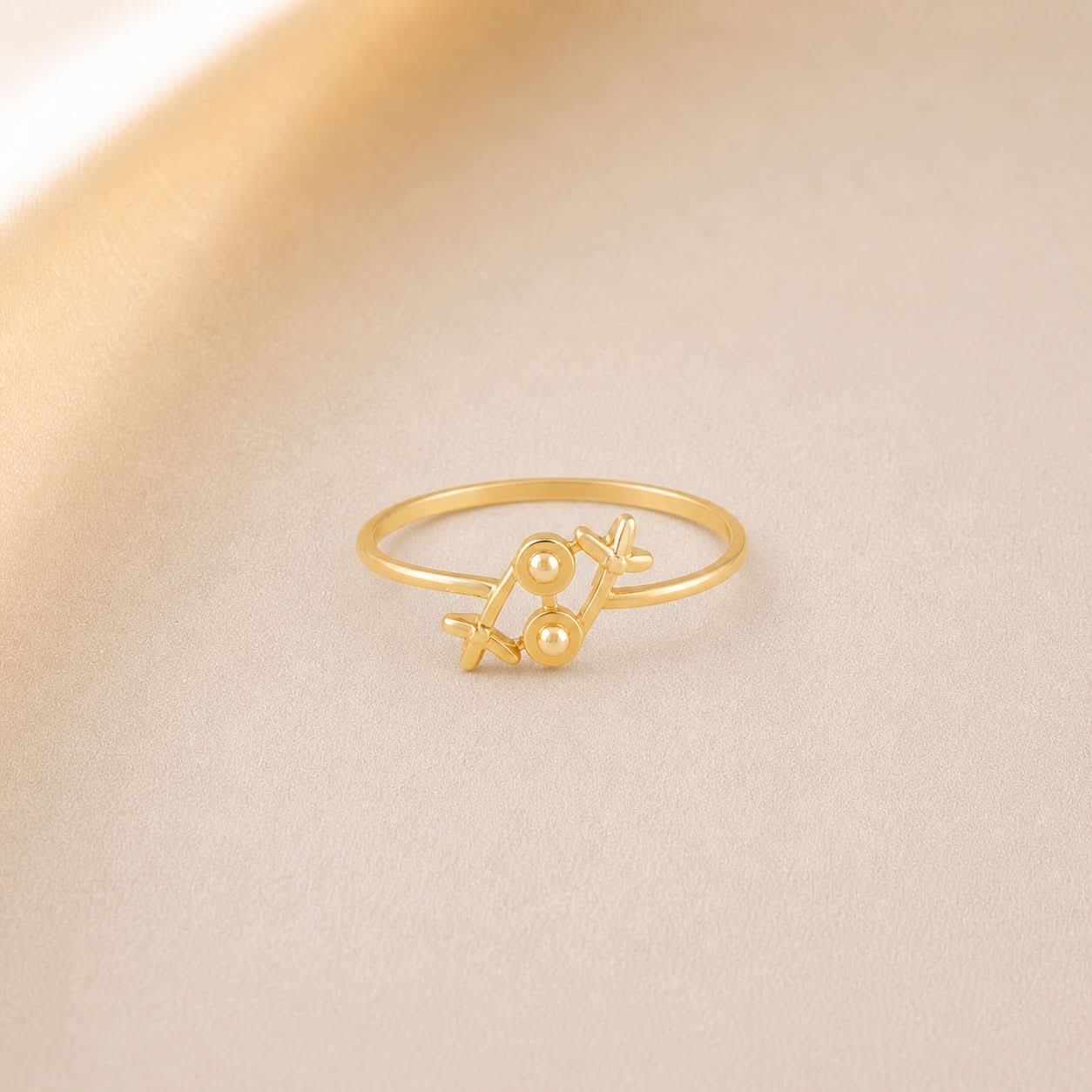 Anaya Skyelle Charm Gold Ring