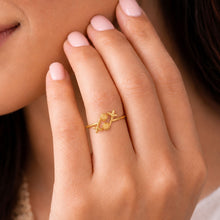 Anaya Skyelle Charm Gold Ring