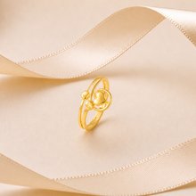 Karuna Elegant heart Stylish Gold Ring