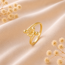 Arnika Classic Floral Gold Ring