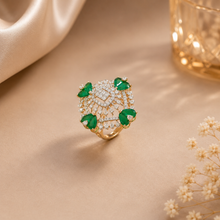 Aadhira Emerald Luxe Ring