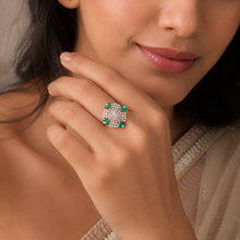 Aadhira Emerald Luxe Ring