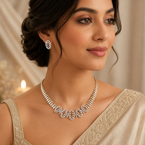Aveline Grace Diamond Necklace Set