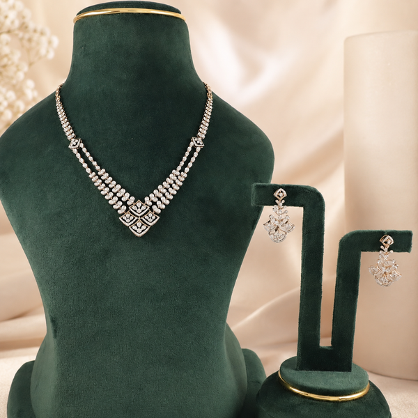 Kiara Regal Diamond Necklace Set