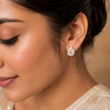 Aarinya Feather Diamond Studs