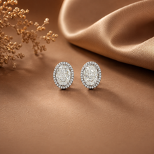 Aurelia Halo Diamond Earrings
