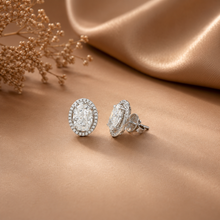 Aurelia Halo Diamond Earrings