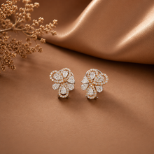 Roselle Bloom Diamond Earrings