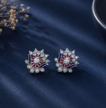 Royal Lotus Sparkle Diamond Studs