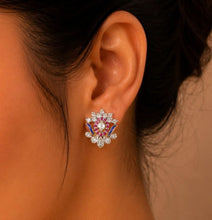 Royal Lotus Sparkle Diamond Studs