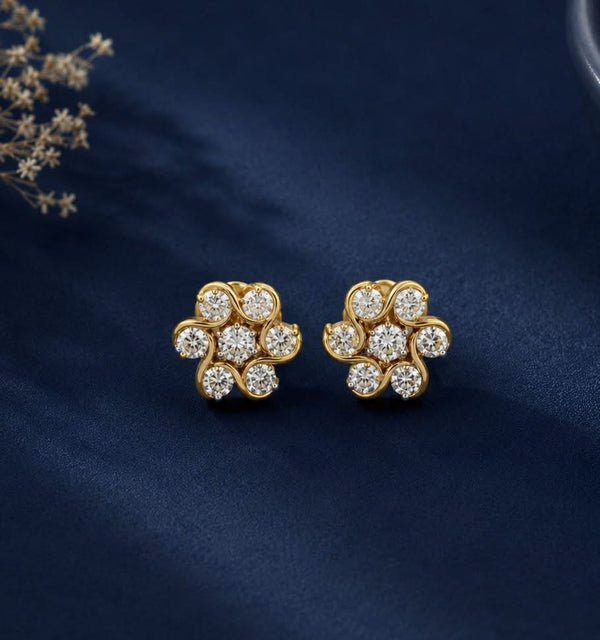 Flora Spark Diamond Studs