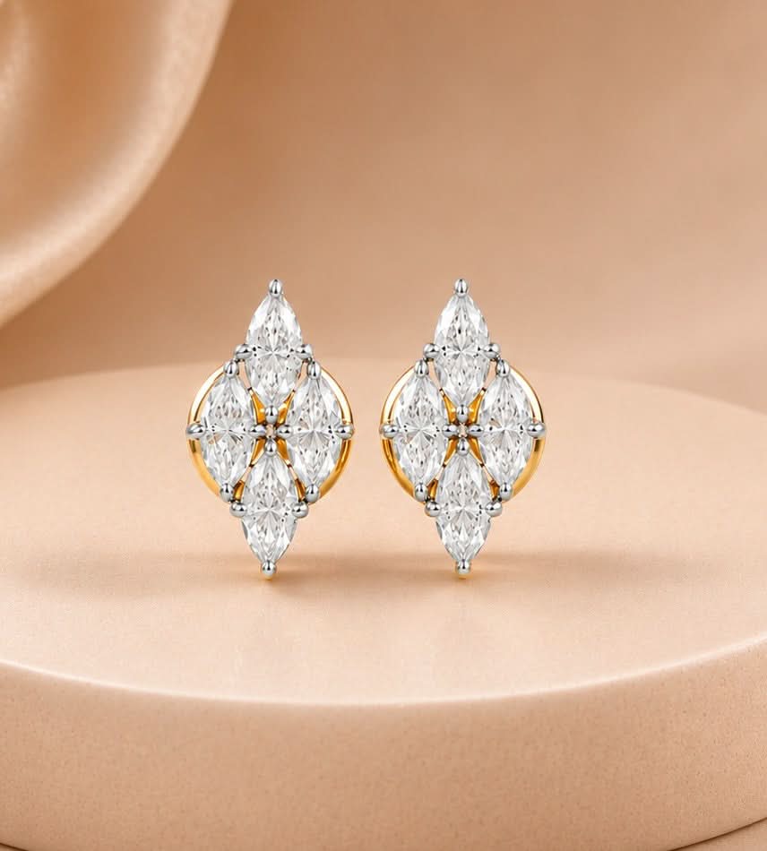 Aurora Diamond Bloom Earrings