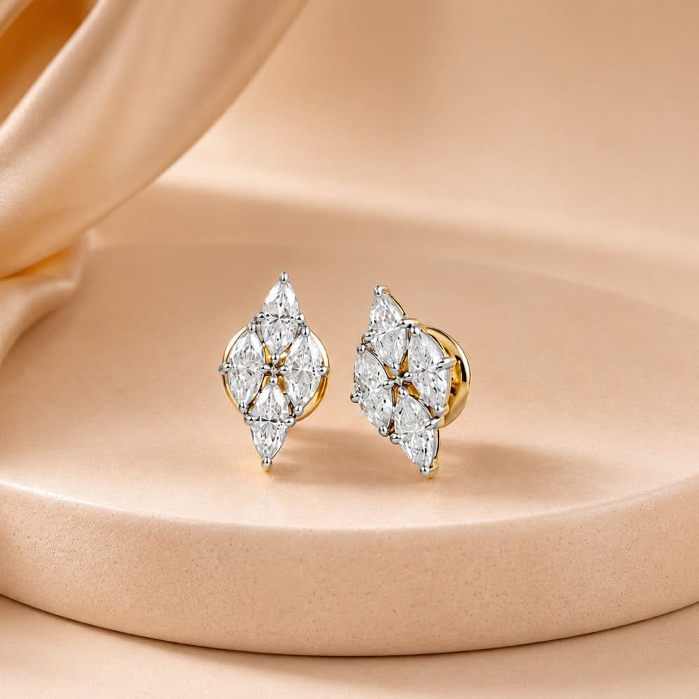 Aurora Diamond Bloom Earrings