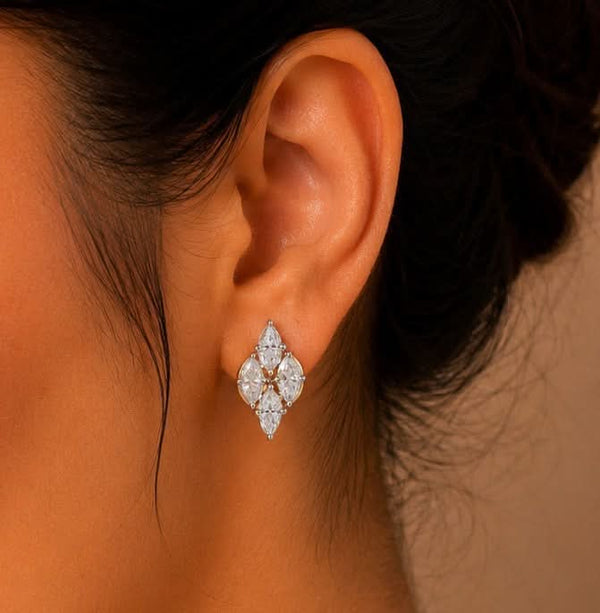 Aurora Diamond Bloom Earrings