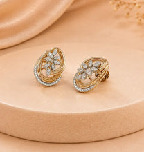 Eterna Floral Sparkle Diamond Earrings