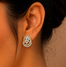 Eterna Floral Sparkle Diamond Earrings