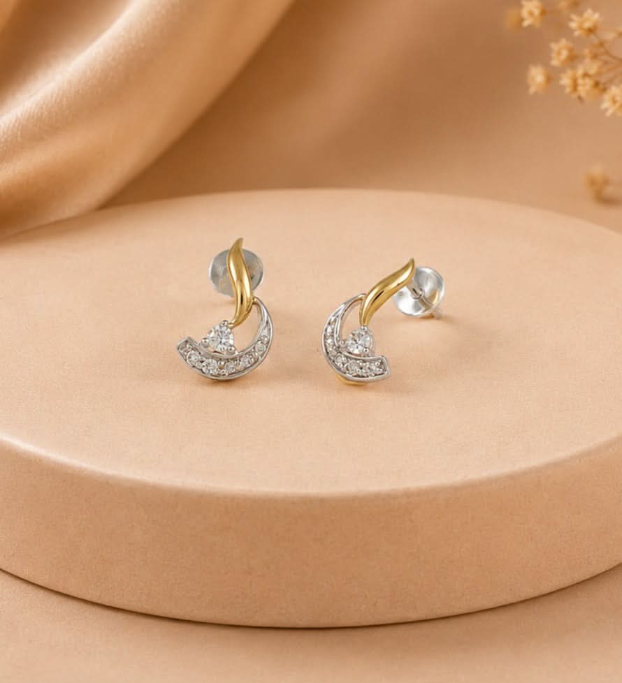 Moonlit Sparkle Diamond Studs