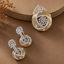Diamond Galaxy Diamond Pendant Set