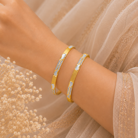 Chandrika Grace Gold Bangles